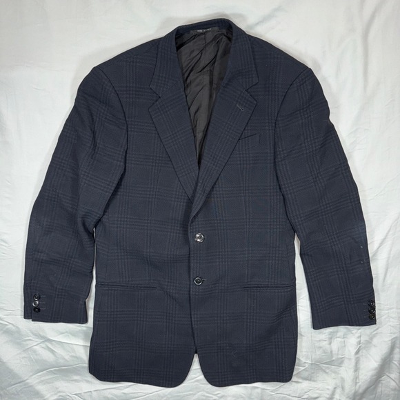 Armani Collezioni Other - Armani Collezioni Plaid Blazer Jacket‎ Two Button Notch Lapel Mens 40R Italian
